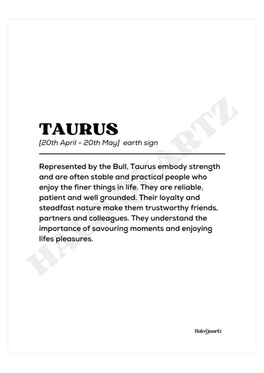 Taurus Halo Quartz